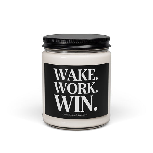 Wake. Work. Win. Soy Candle