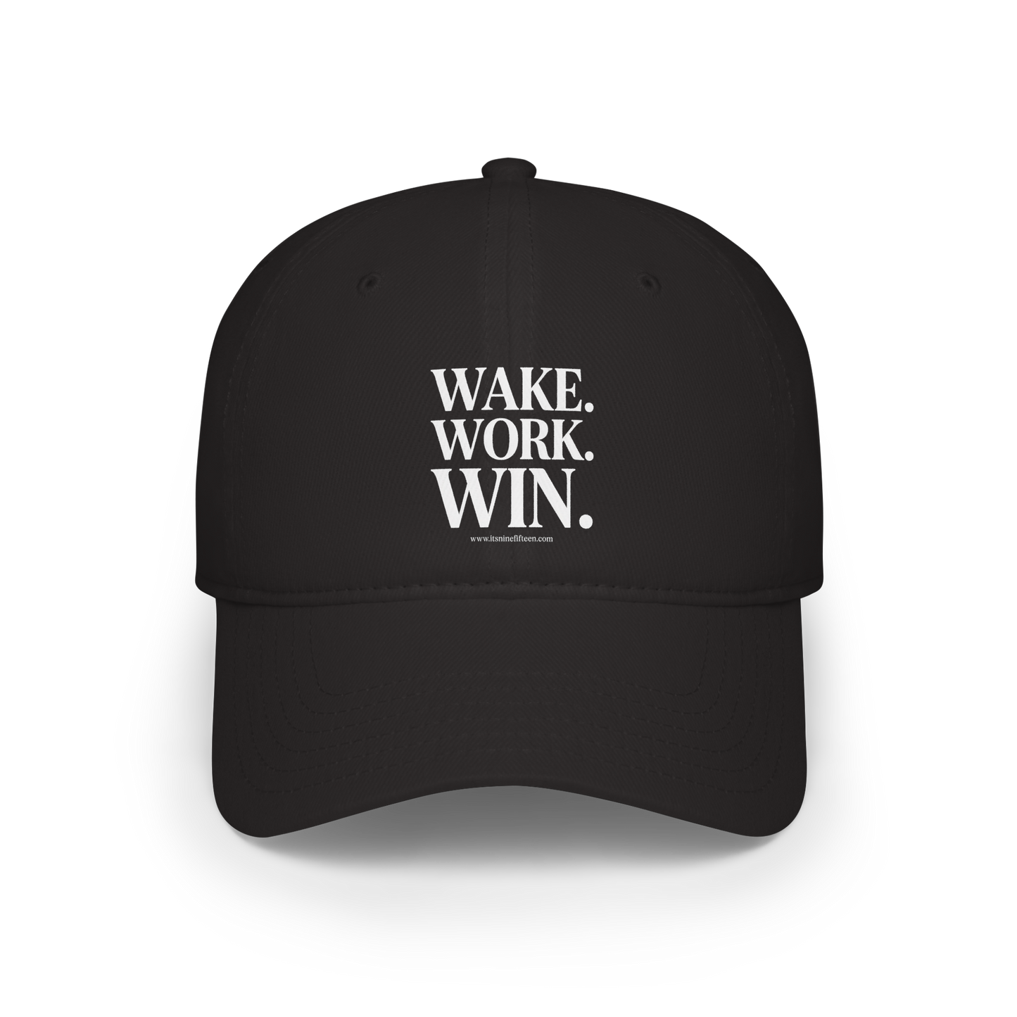 Wake. Work. Win. Baseball Cap