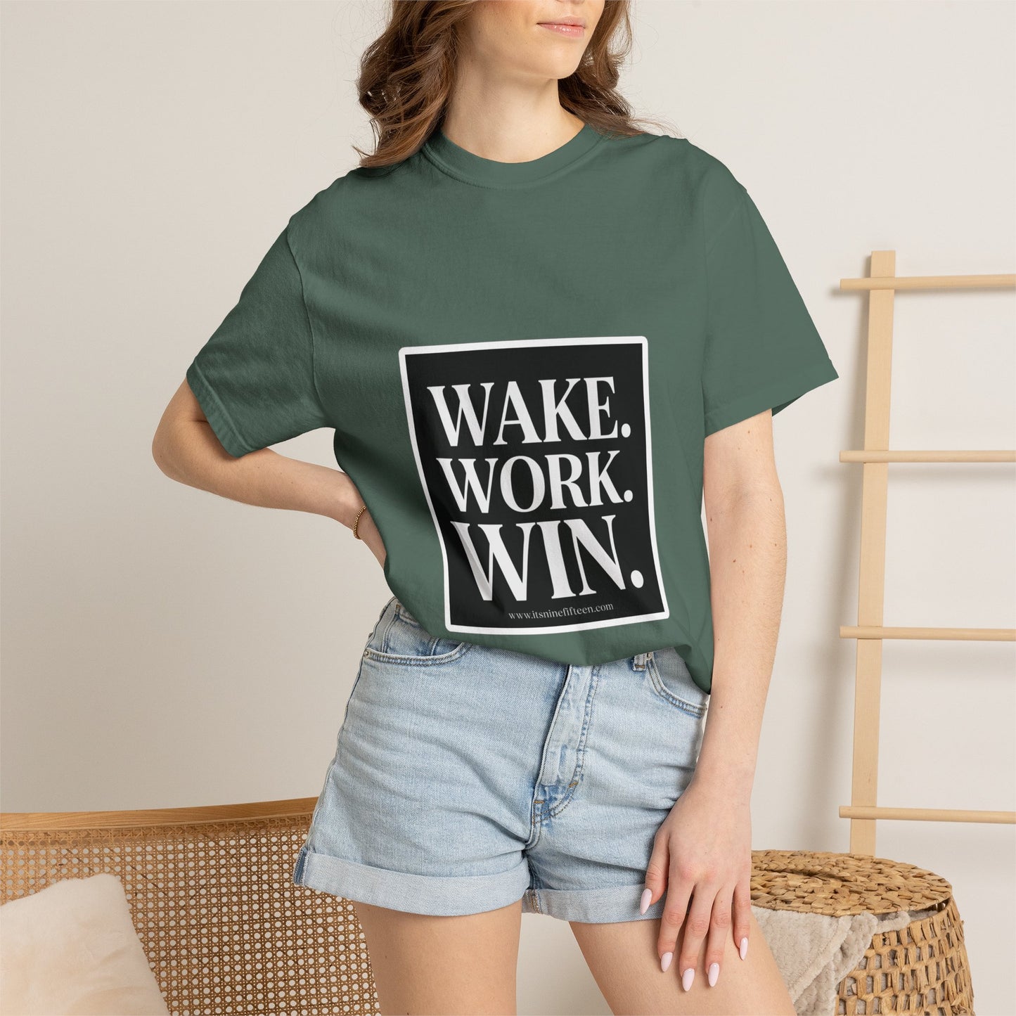 Wake. Work. Win. Tee